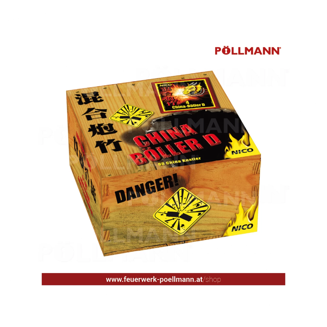 China-Böller D Schinken