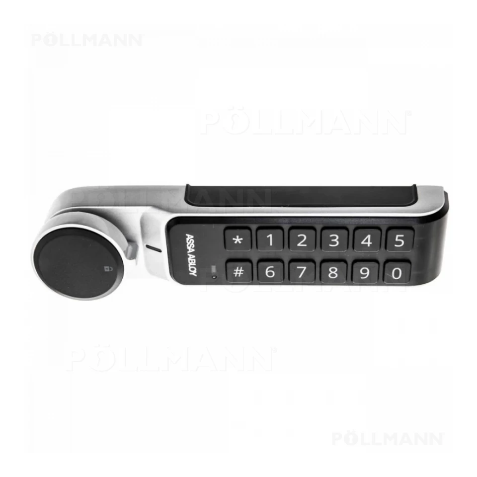 Pin-Code-Hebelschloss PIN, TS bis 25 mm, quer, rechts