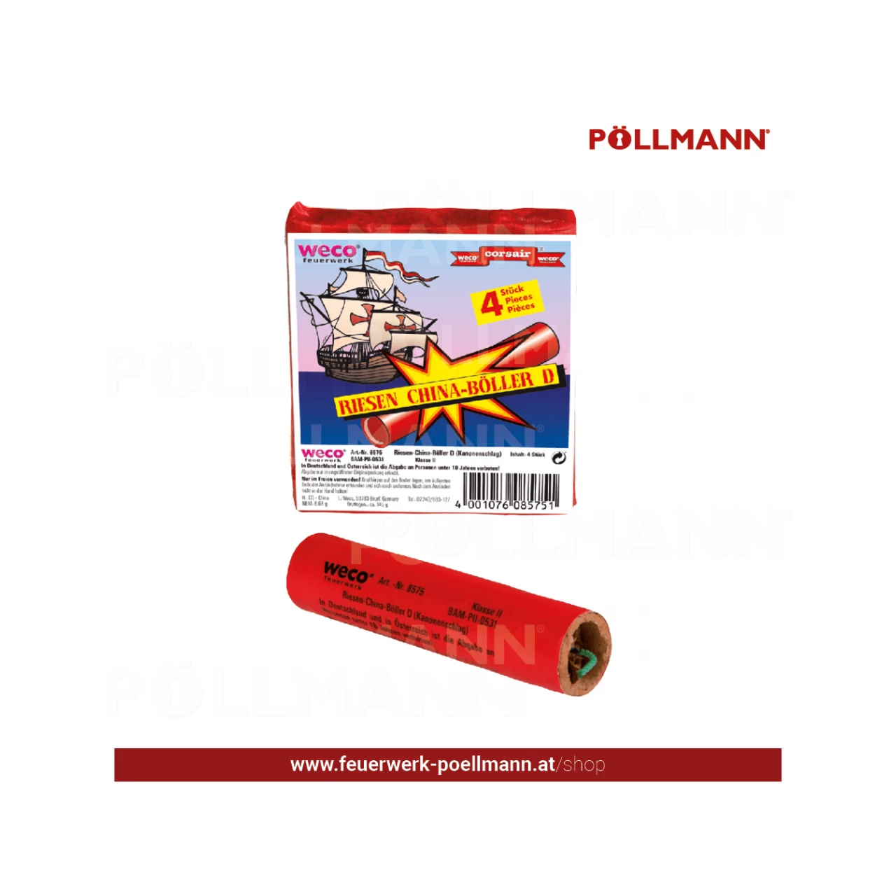 China-Böller D (4er-Packung)