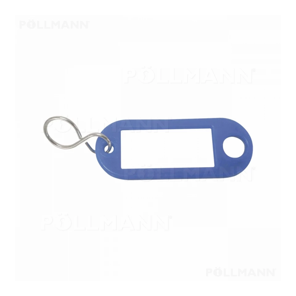Schlüsselanhänger, mit Aufhängeloch und Papiereinlage (K/BL)