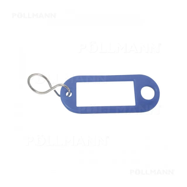 Schlüsselanhänger, mit Aufhängeloch und Papiereinlage (K/BL)